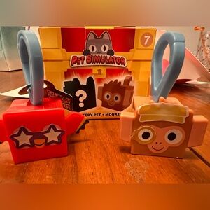 Mystery Pet Monkey Toy - Red and Tan